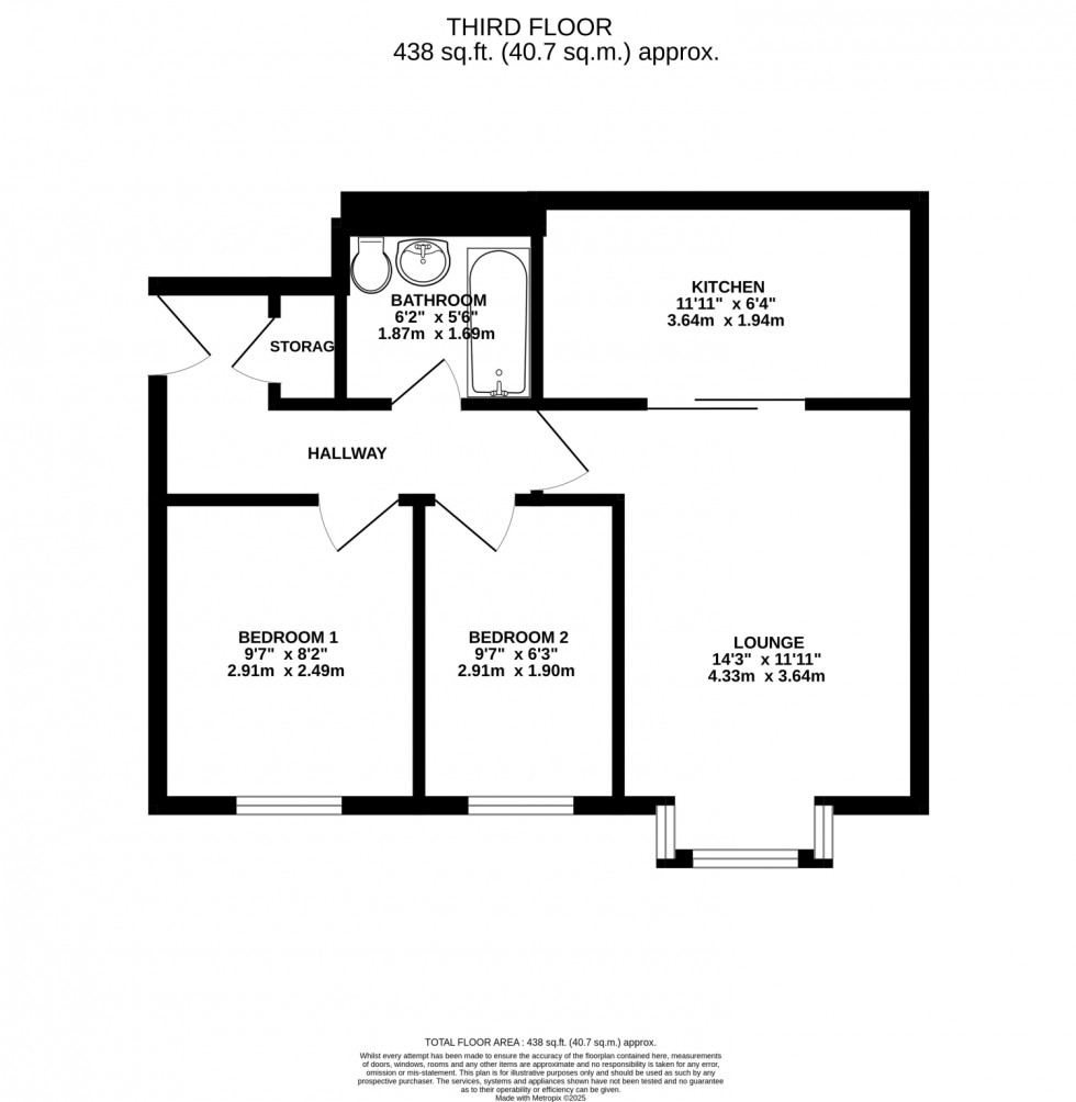 Floorplan for The Chare, Newcastle upon Tyne, Tyne and Wear, NE1