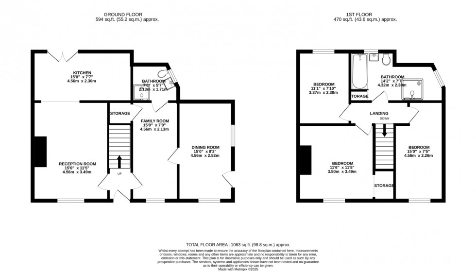 Floorplan for Harnham Gardens, Newcastle upon Tyne, Tyne and Wear, NE5